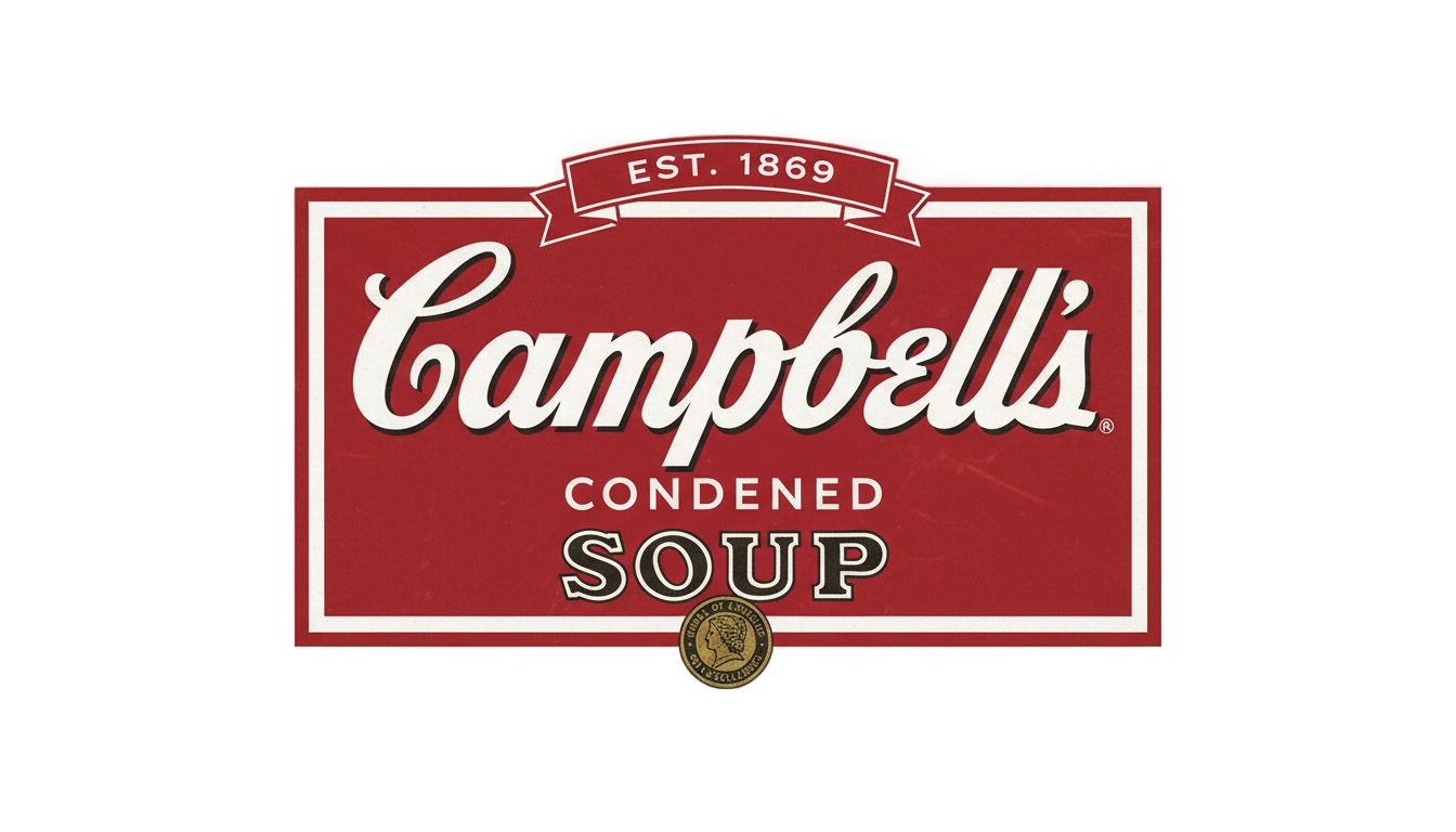 campbell's soup logo png PNG transparent background