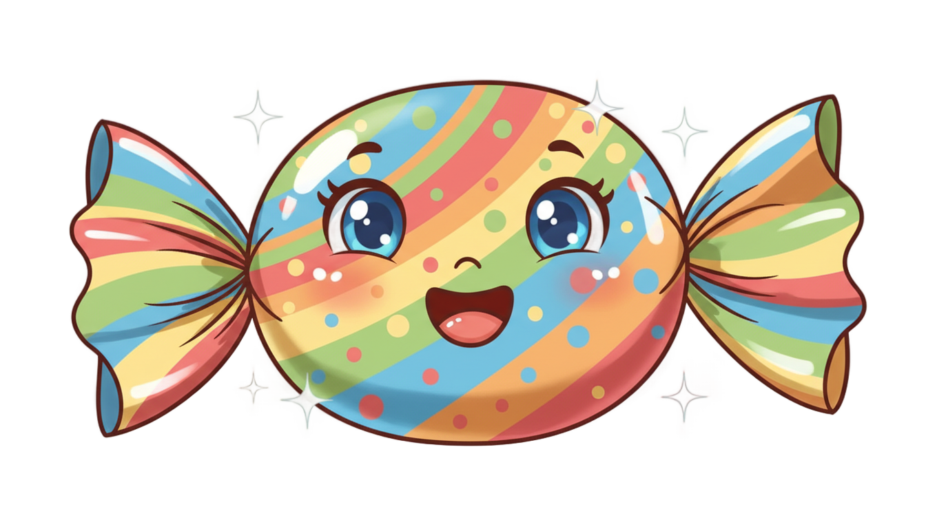 cute candy clipart png PNG transparent background