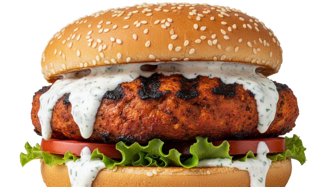 tandoori burger png PNG transparent background