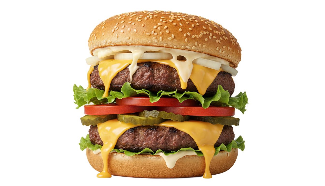 high resolution burger png PNG transparent background