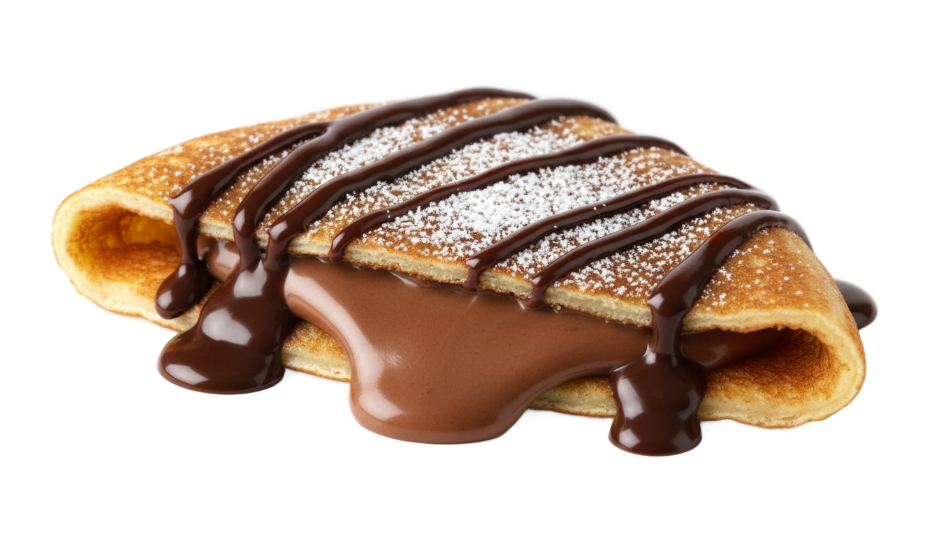 chocolate crepe png PNG transparent background