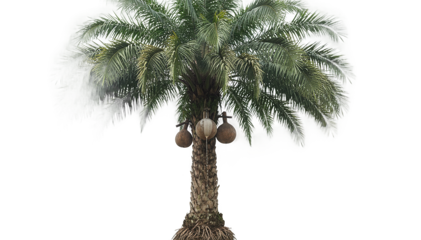 palm wine tree png PNG transparent background