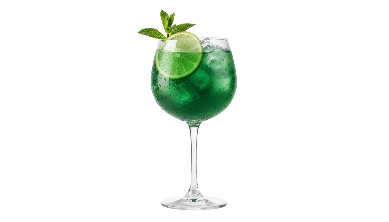 green cocktail png PNG transparent background