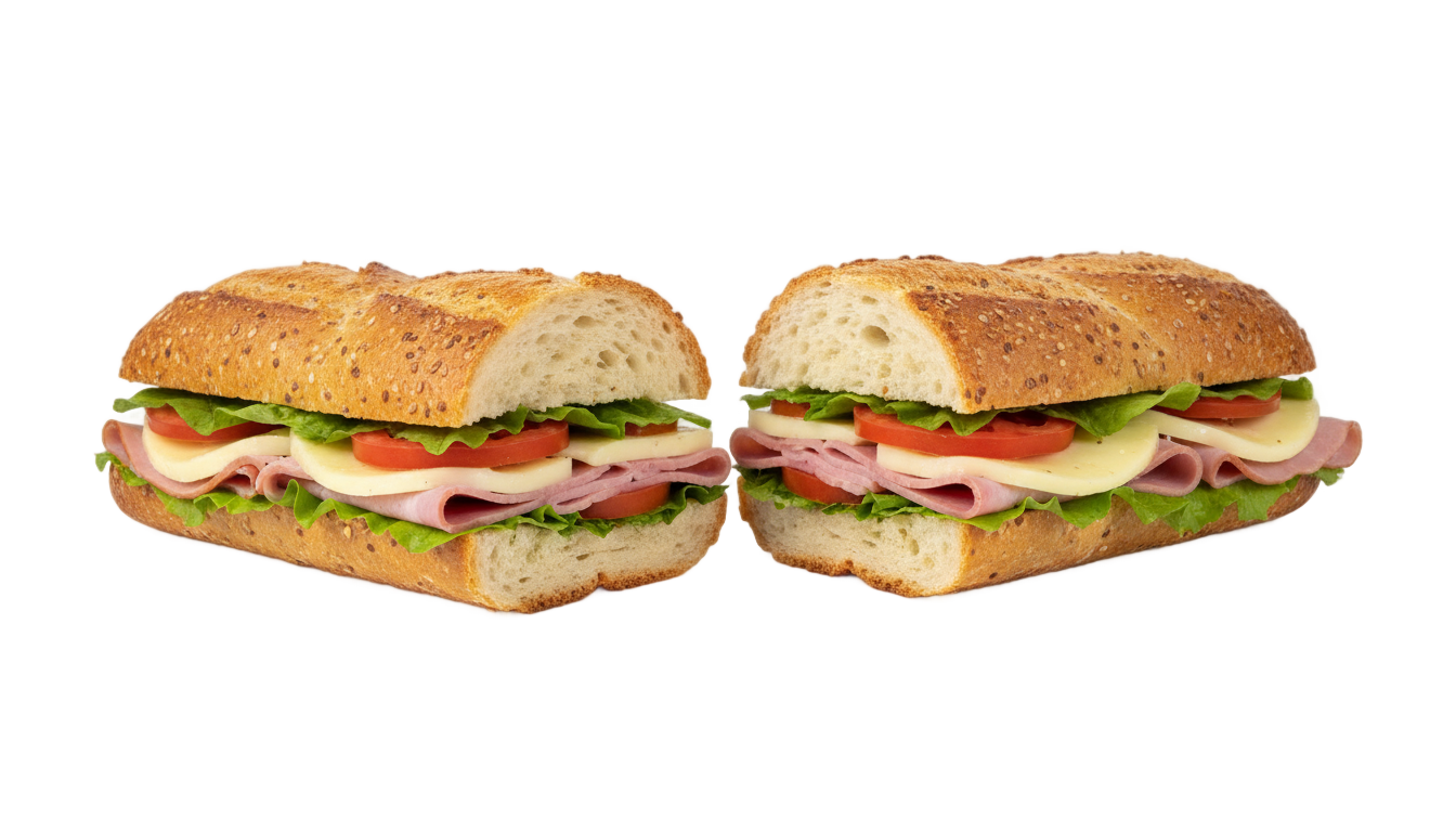 baguette sandwich png PNG transparent background