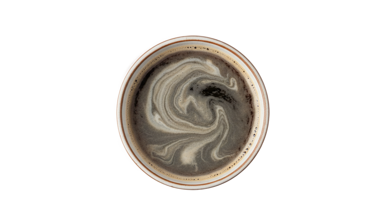 coffee cup from above png PNG transparent background