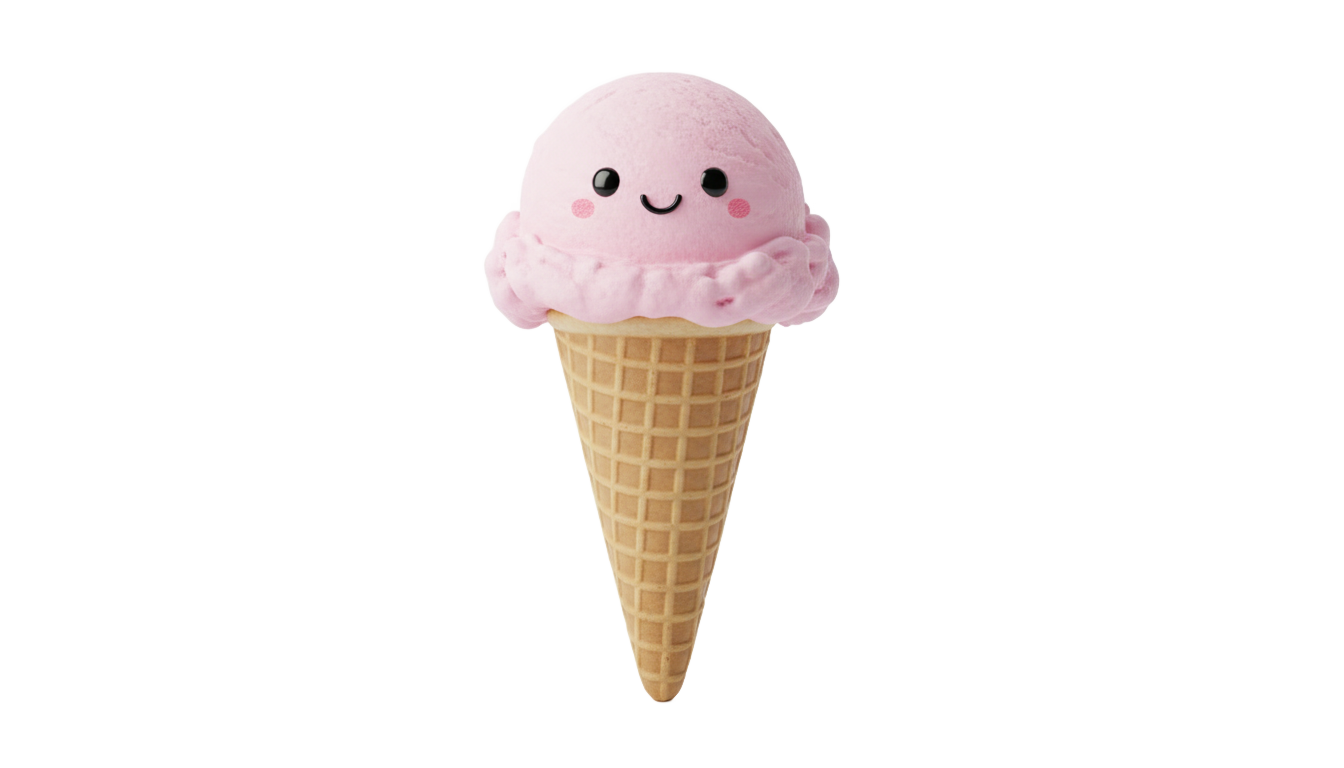 cute ice cream png PNG transparent background