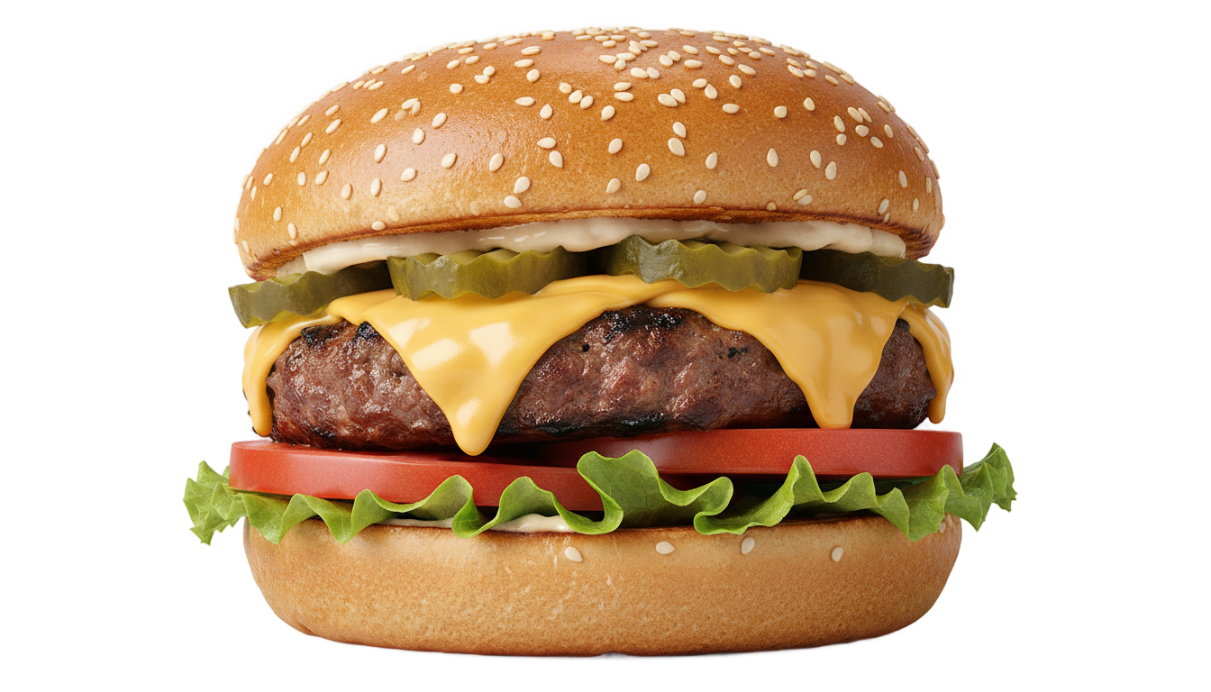 burger photography png PNG transparent background