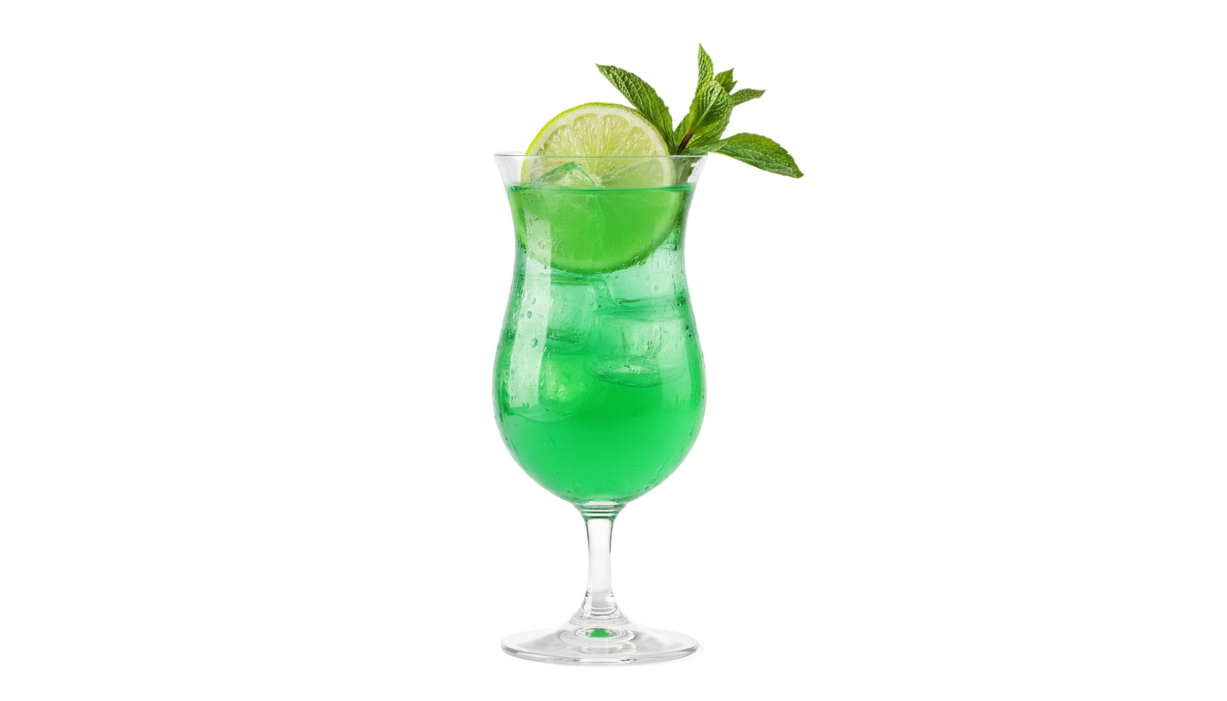 green cocktail png PNG transparent background