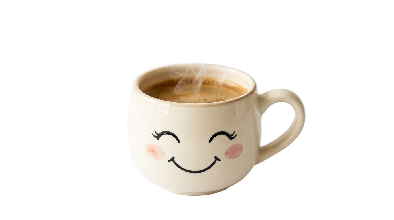 coffee cup cute png PNG transparent background