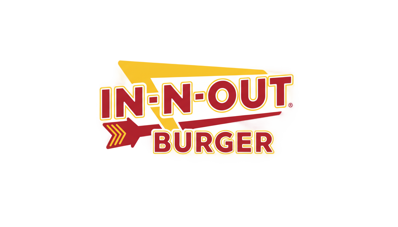 in and out burger logo png PNG transparent background