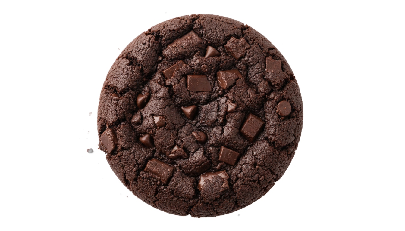 double chocolate cookie png PNG transparent background