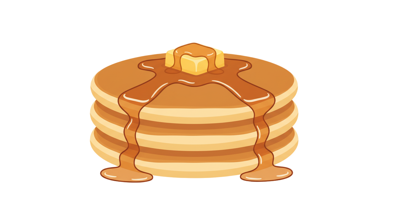 pancake logo png PNG transparent background
