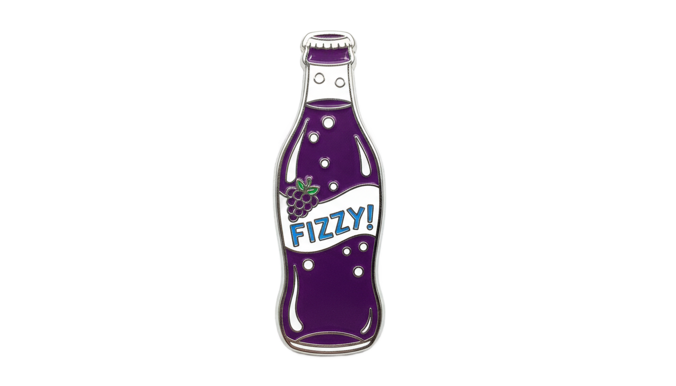 grape soda pin png PNG transparent background