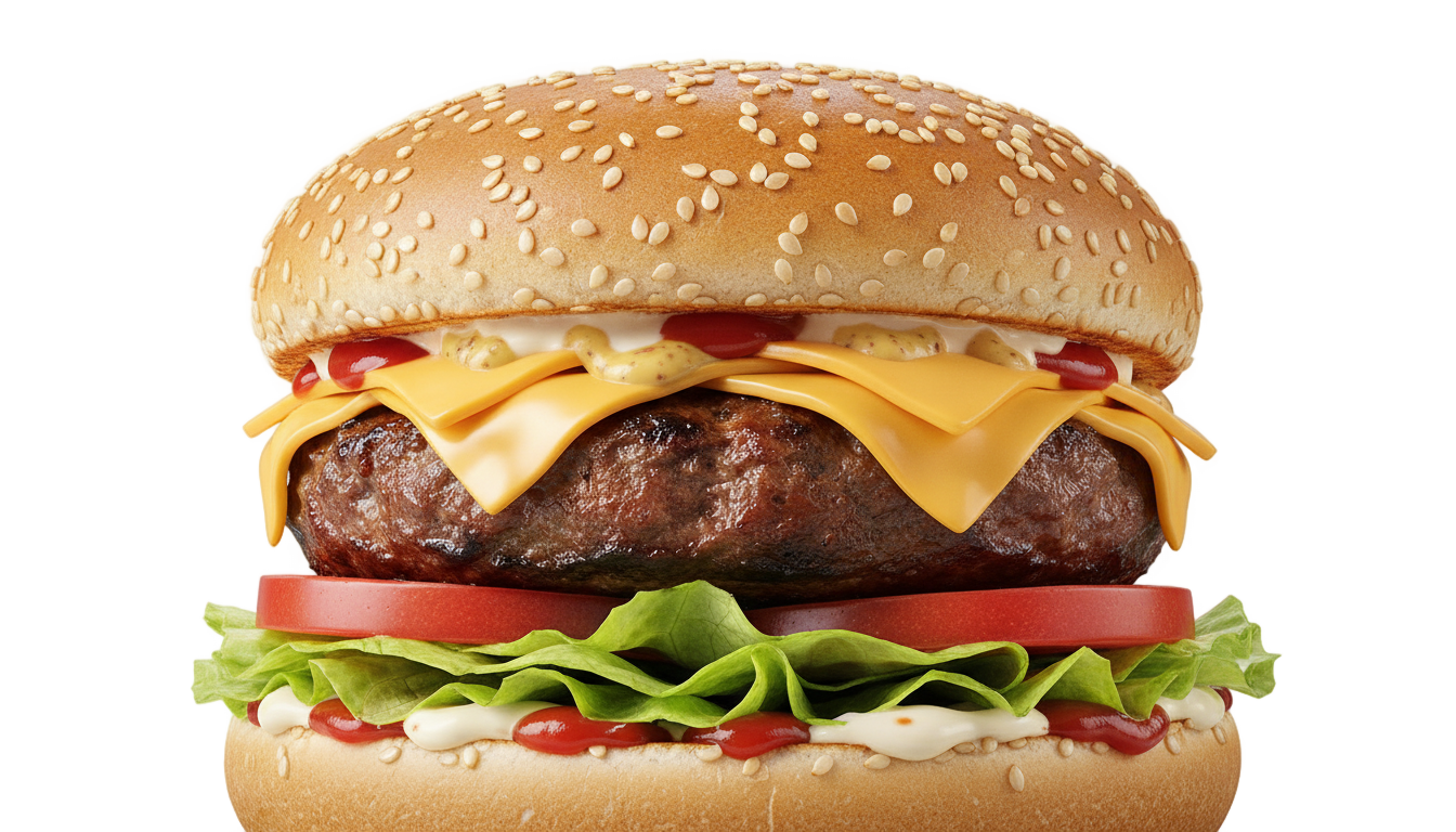 burger illustration png PNG transparent background