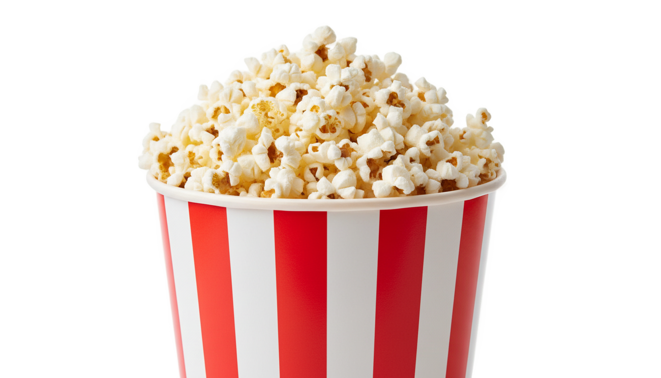 popcorn graphic png PNG transparent background