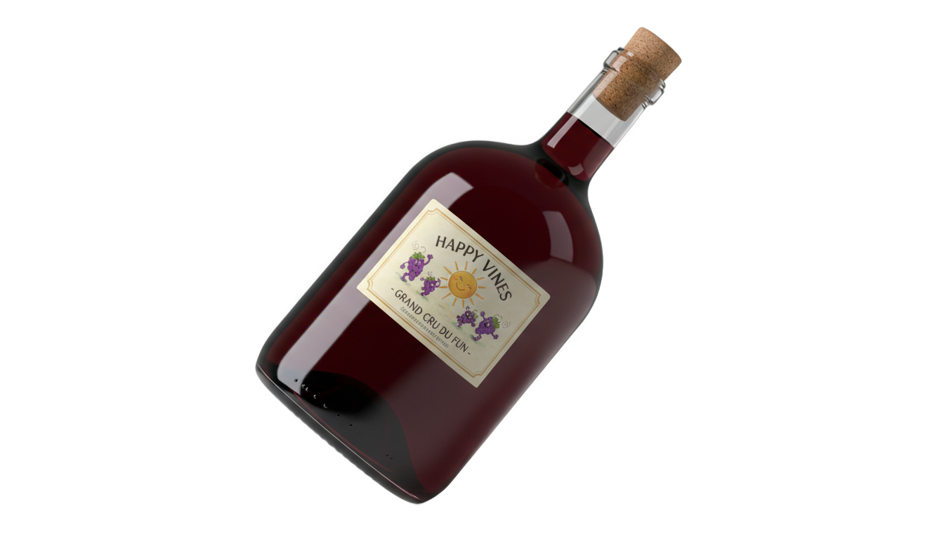wine bottle cartoon png PNG transparent background
