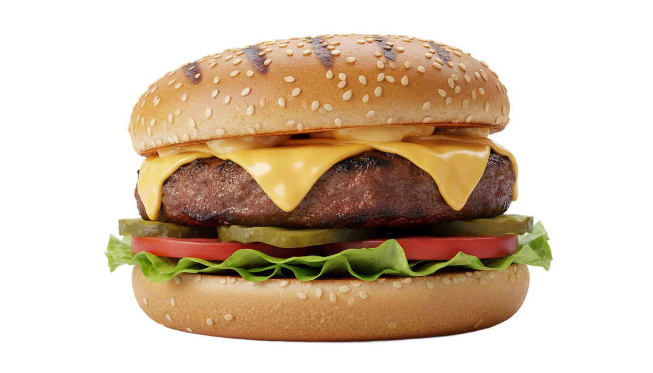 bbq burger png PNG transparent background