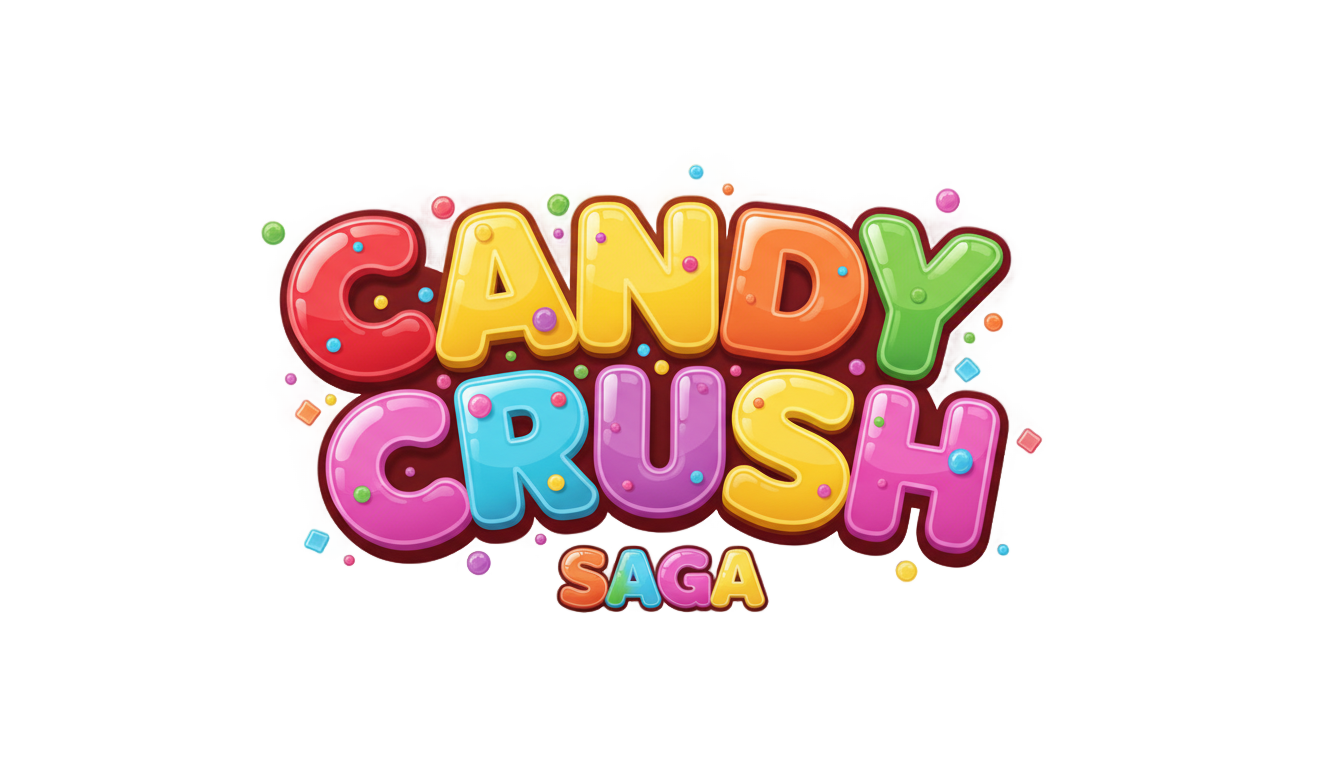 candy crush saga logo png PNG transparent background