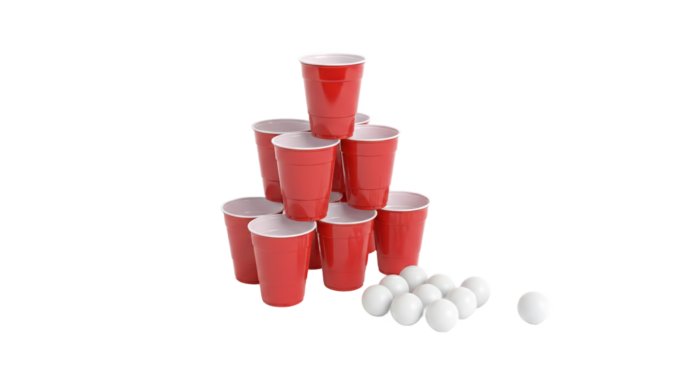 beer pong png PNG transparent background