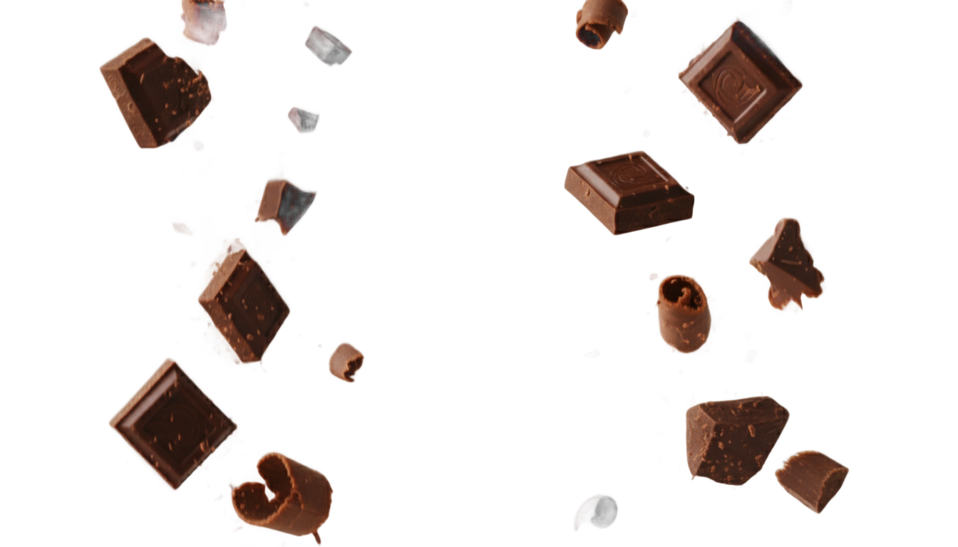 falling chocolate png PNG transparent background
