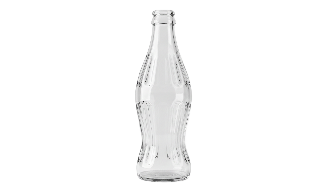 glass soda bottle png PNG transparent background