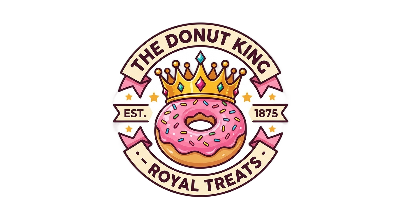 donut king logo png PNG transparent background