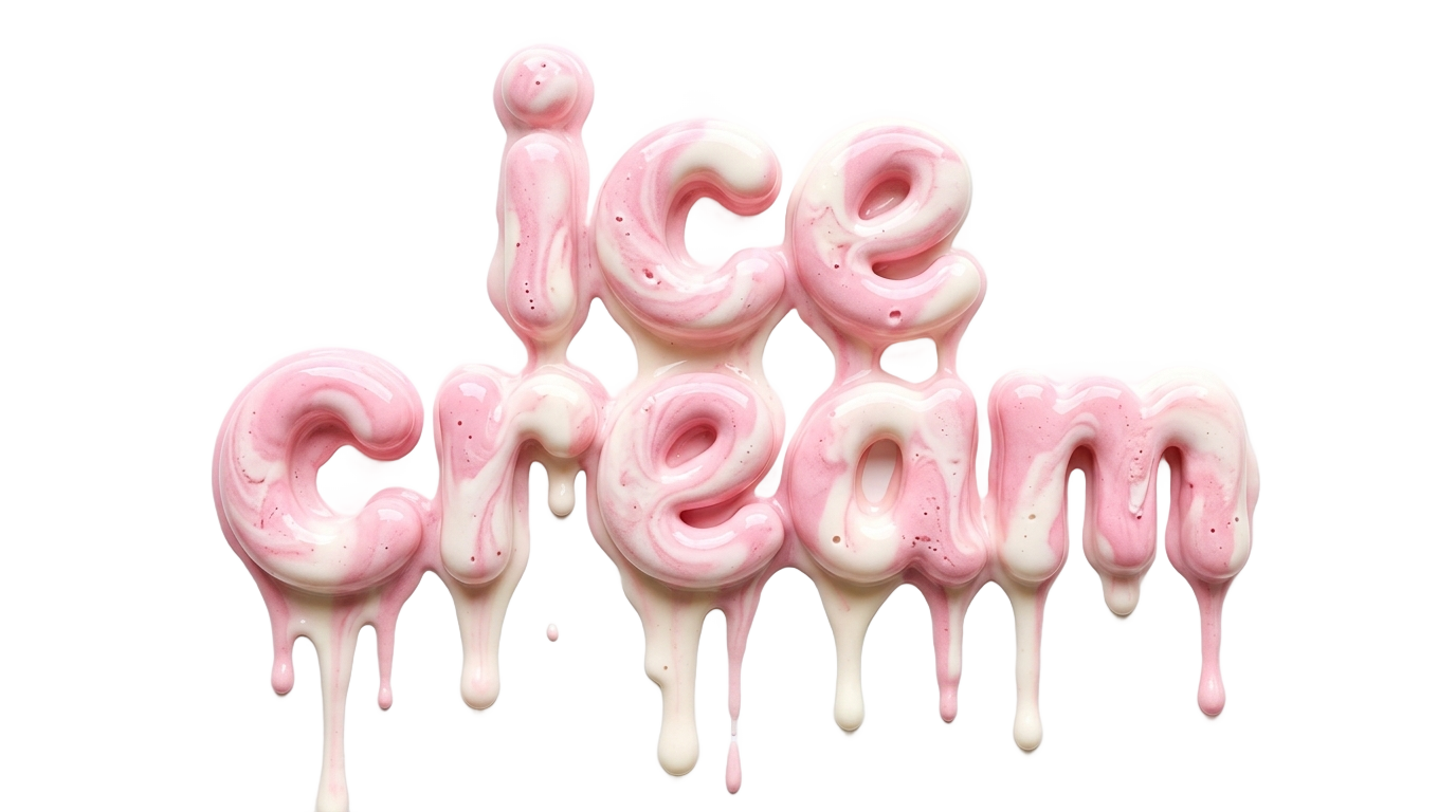 ice cream text png PNG transparent background