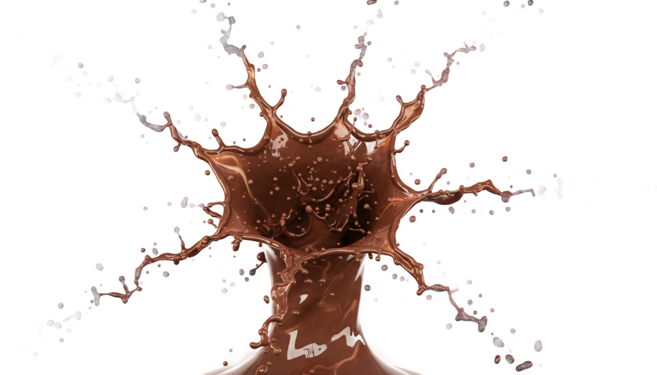 splash de chocolate png PNG transparent background