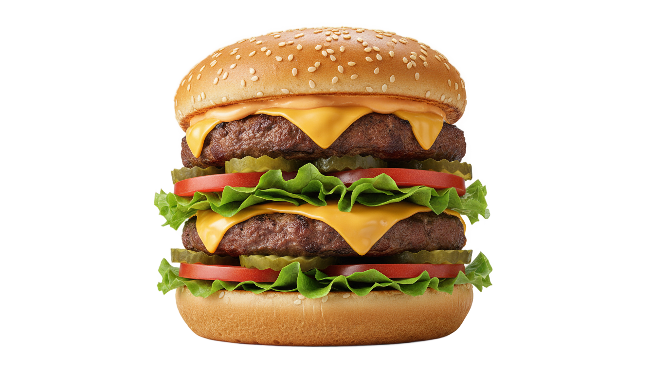 crispy burger png PNG transparent background