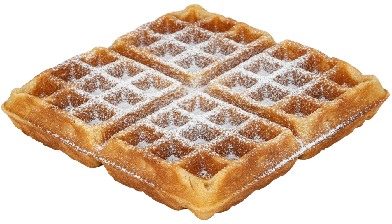 belgian waffle png PNG transparent background