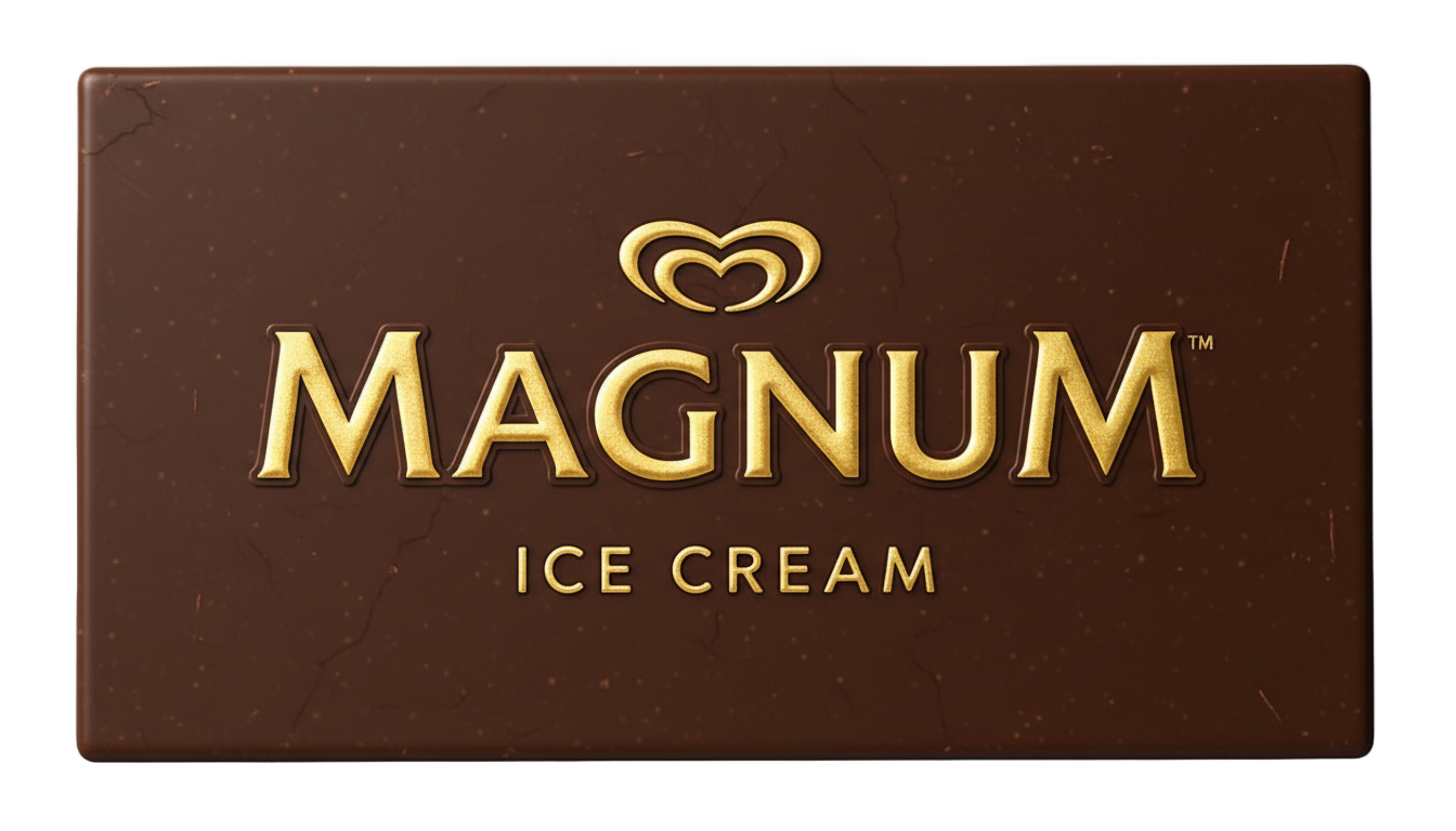 magnum ice cream logo png PNG transparent background
