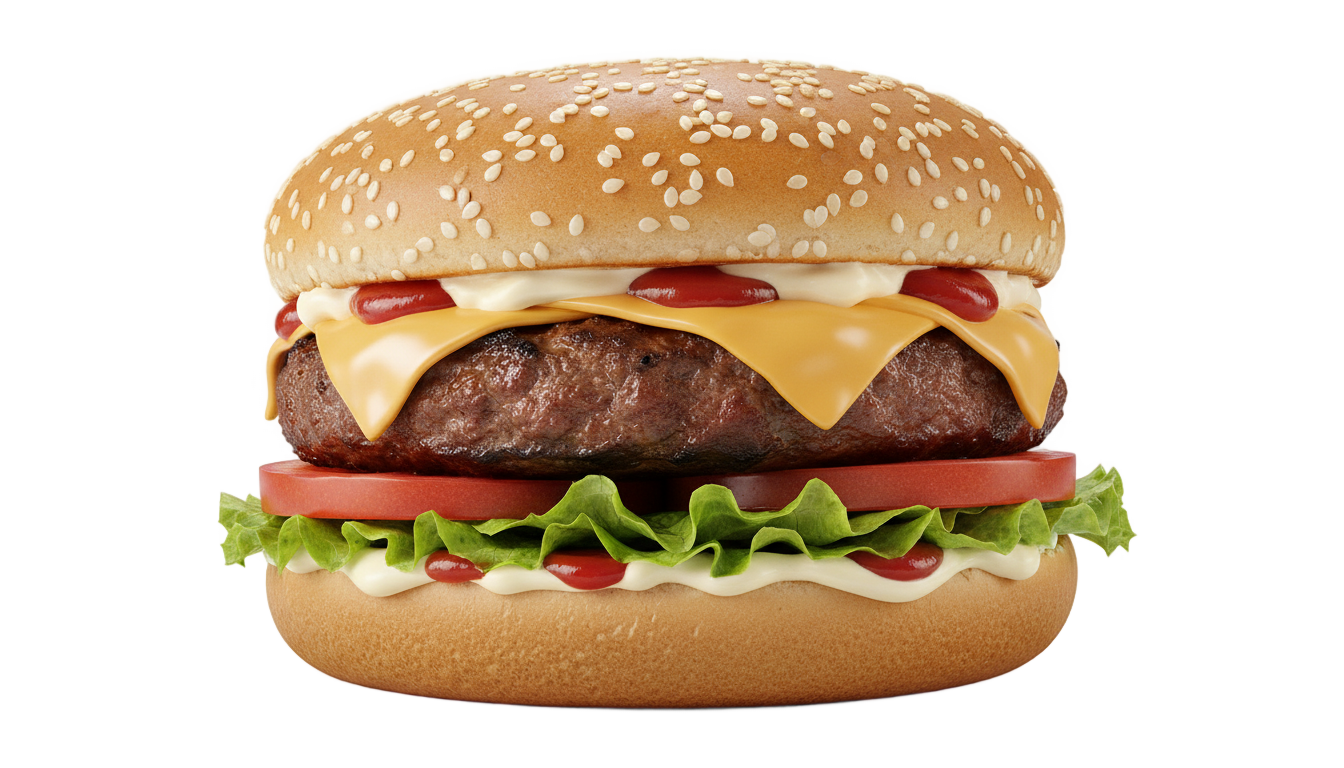 burger illustration png PNG transparent background