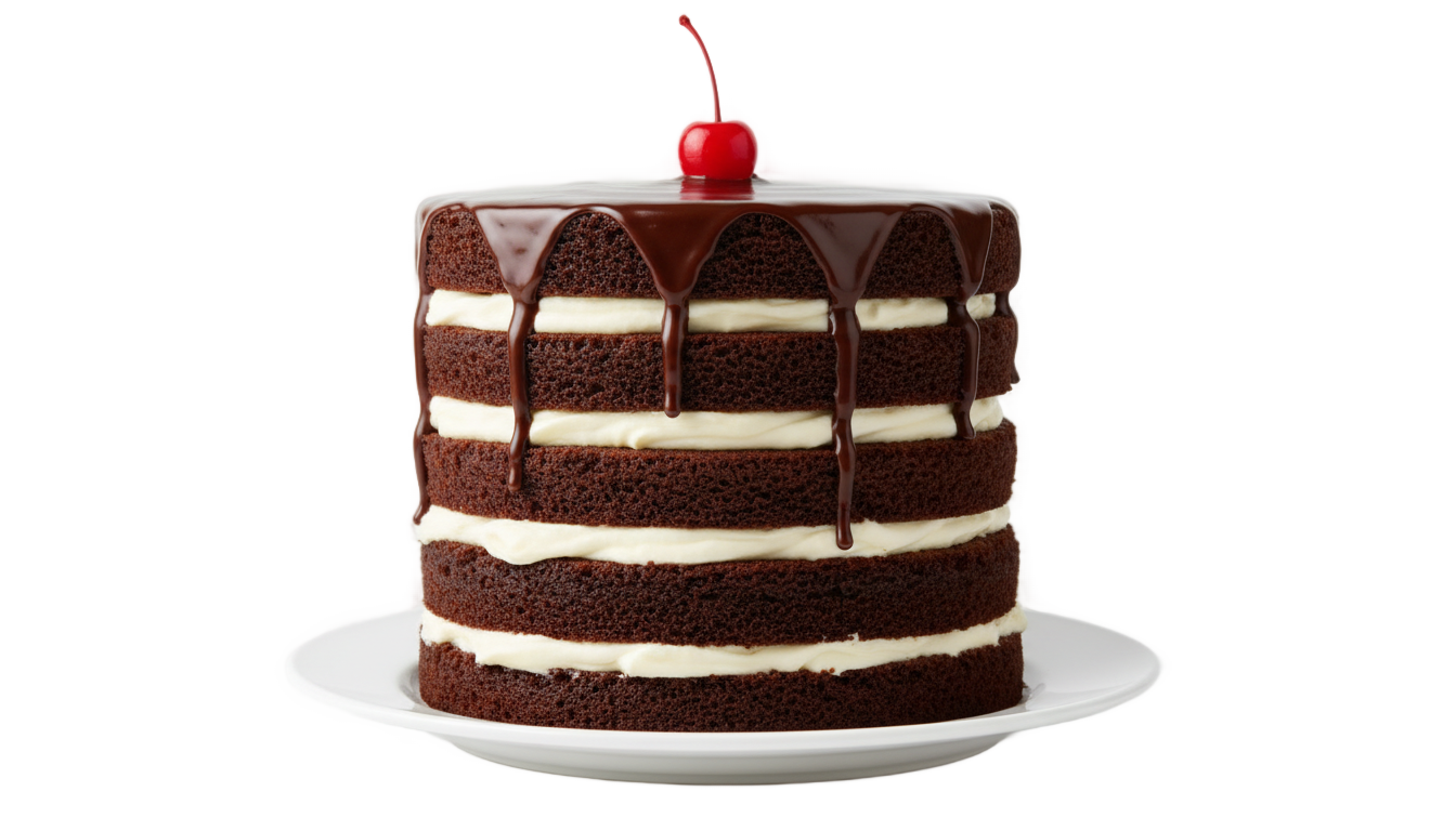 chocolate cake cartoon png PNG transparent background