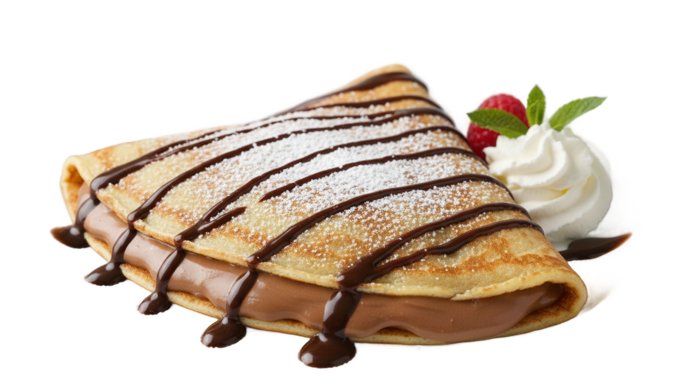 chocolate crepe png PNG transparent background