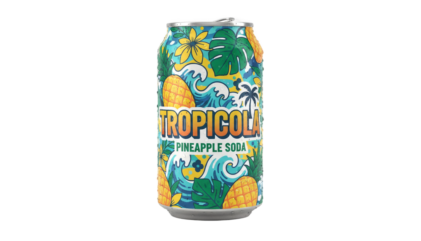pineapple soda png PNG transparent background
