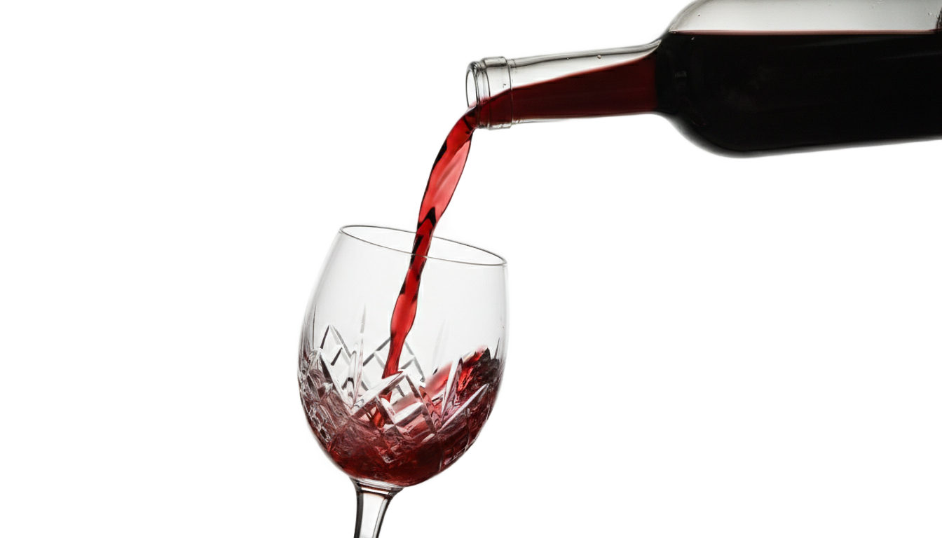 wine pouring into glass png PNG transparent background