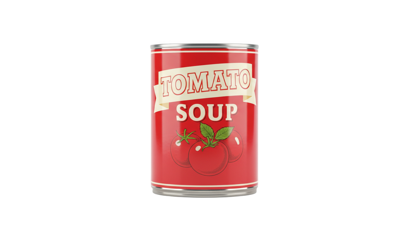 tomato soup can png PNG transparent background