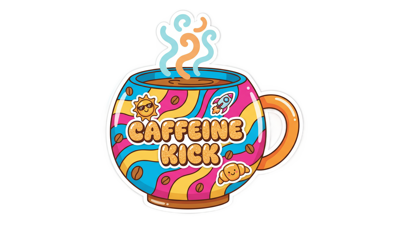 coffee cup sticker design png PNG transparent background