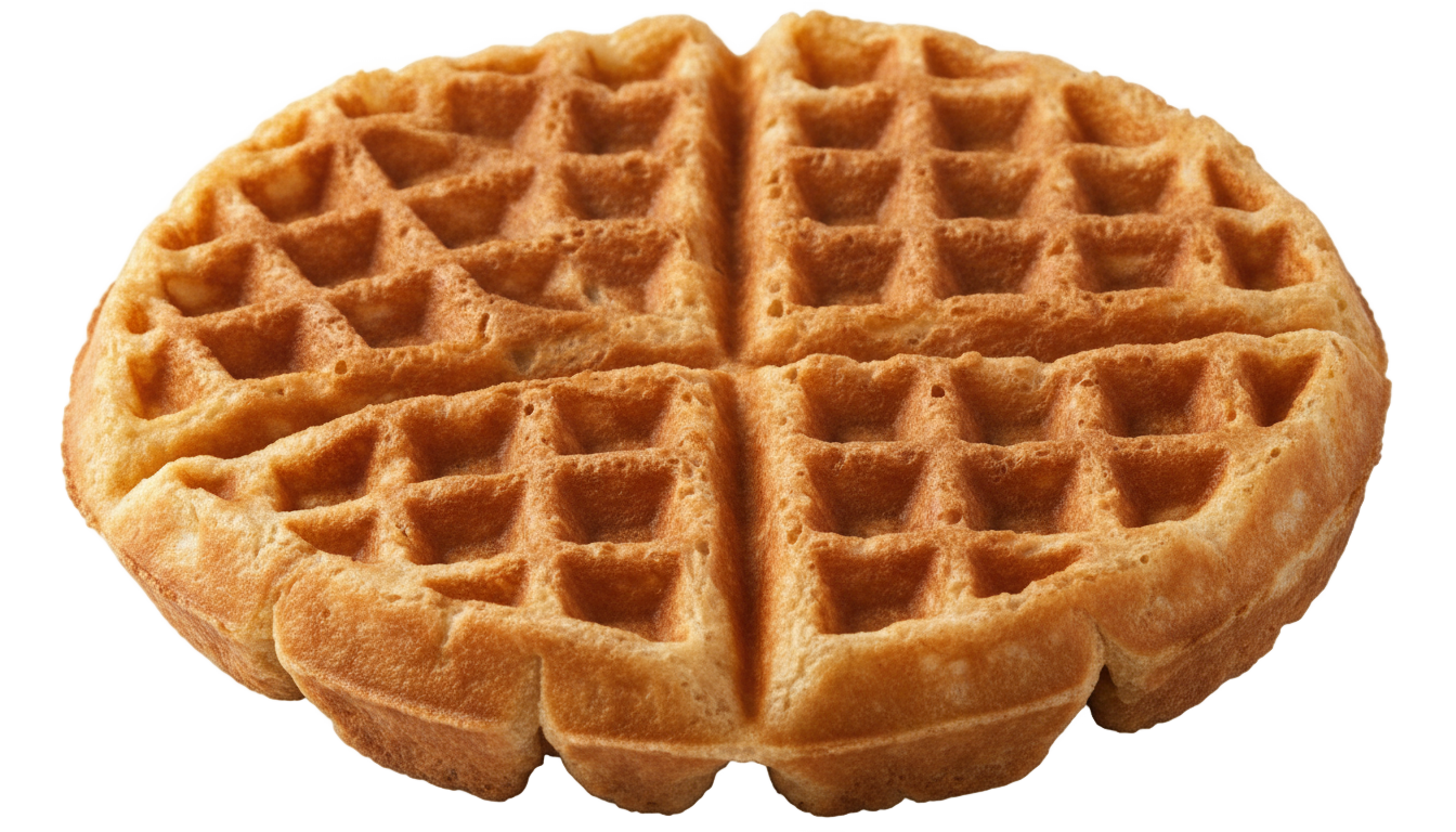 round waffle png PNG transparent background