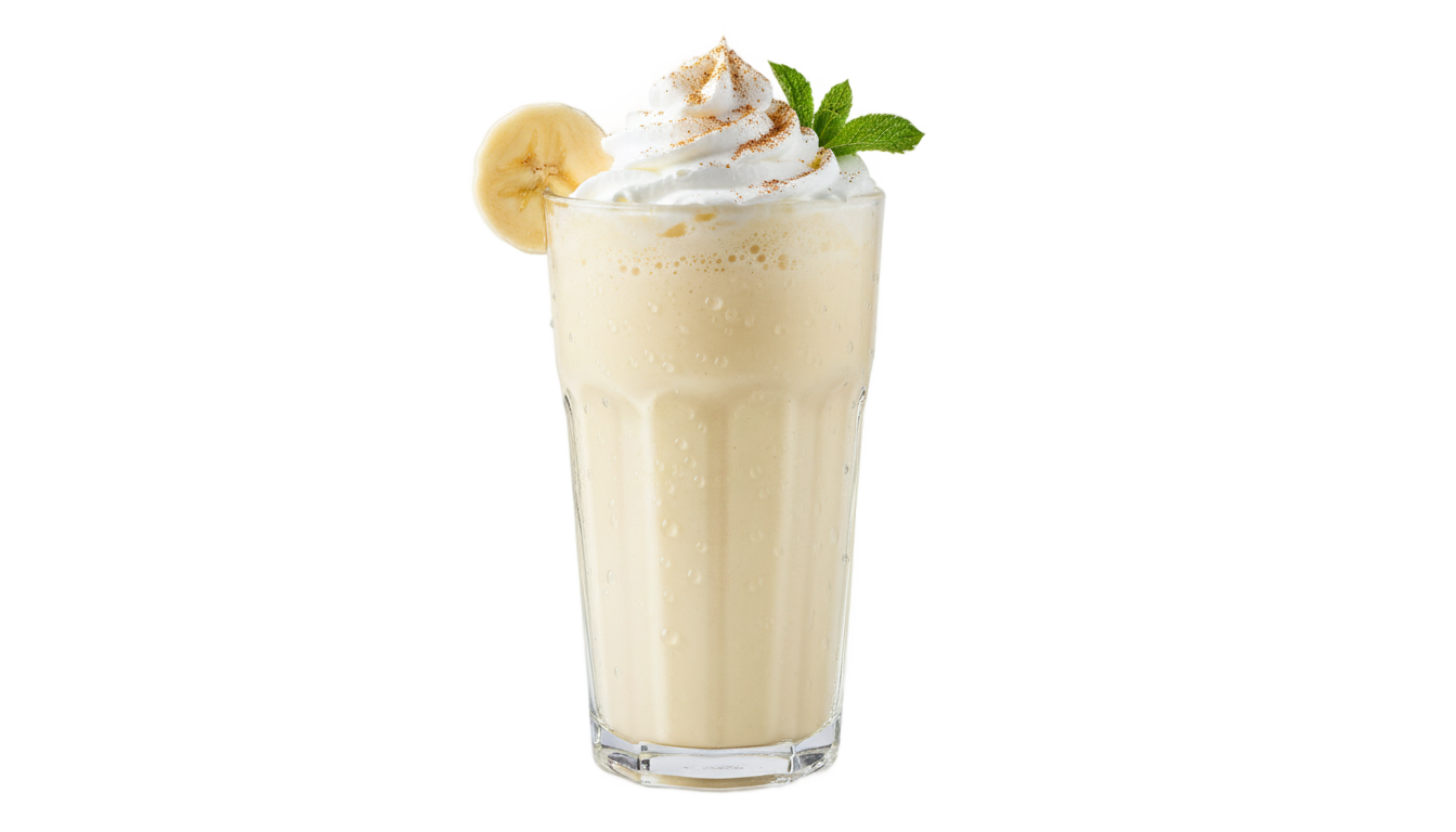 banana milkshake png PNG transparent background