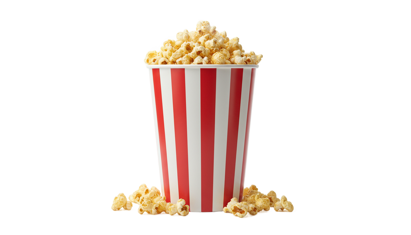 popcorn tub png PNG transparent background