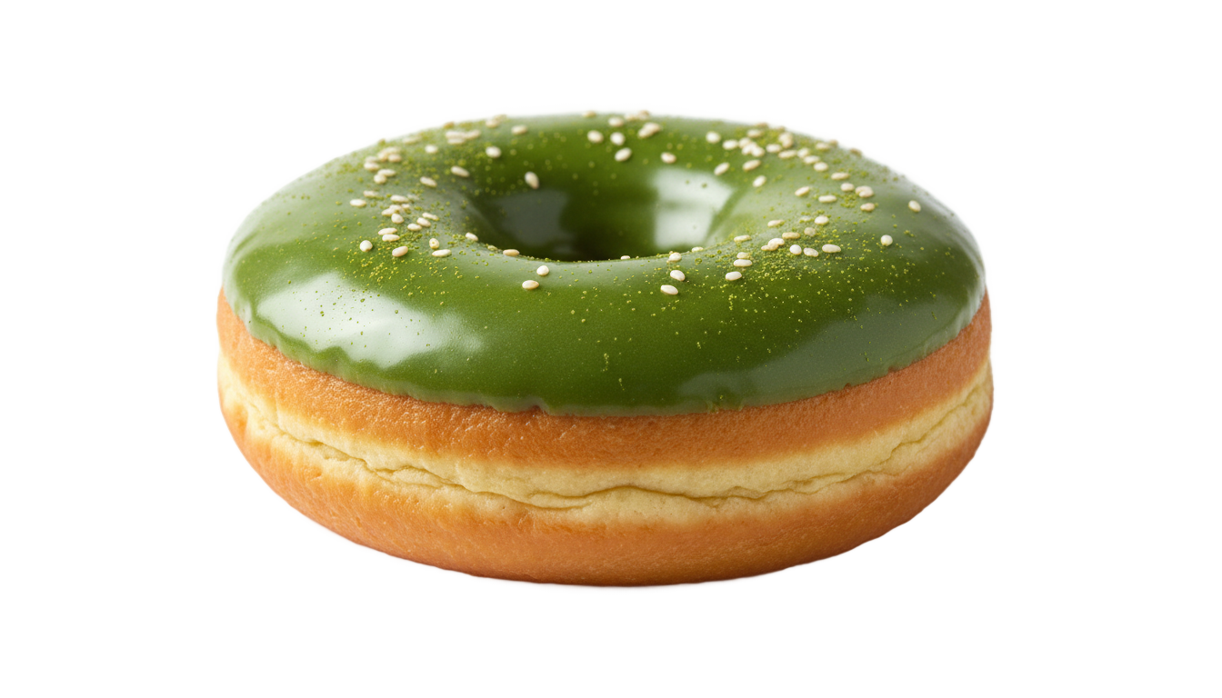 matcha donut png PNG transparent background