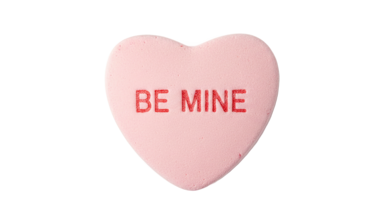 sweetheart candy png PNG transparent background