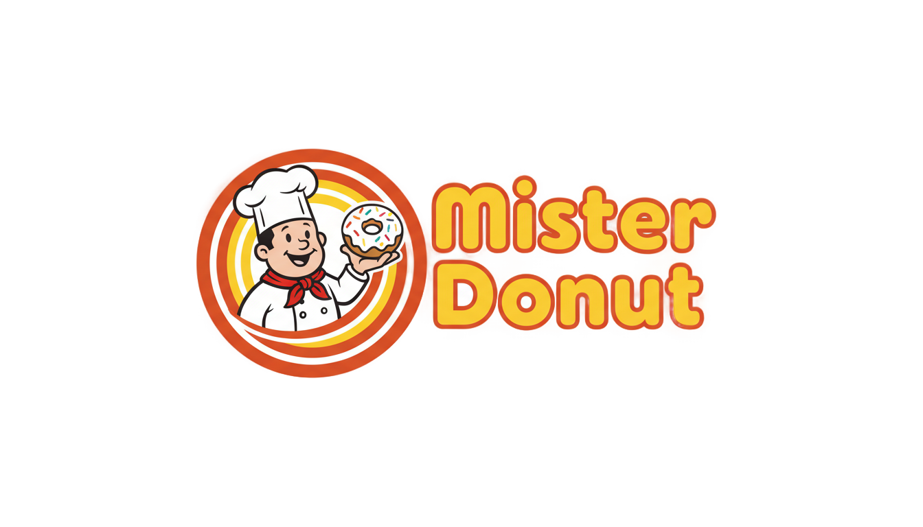 mister donut logo png PNG transparent background