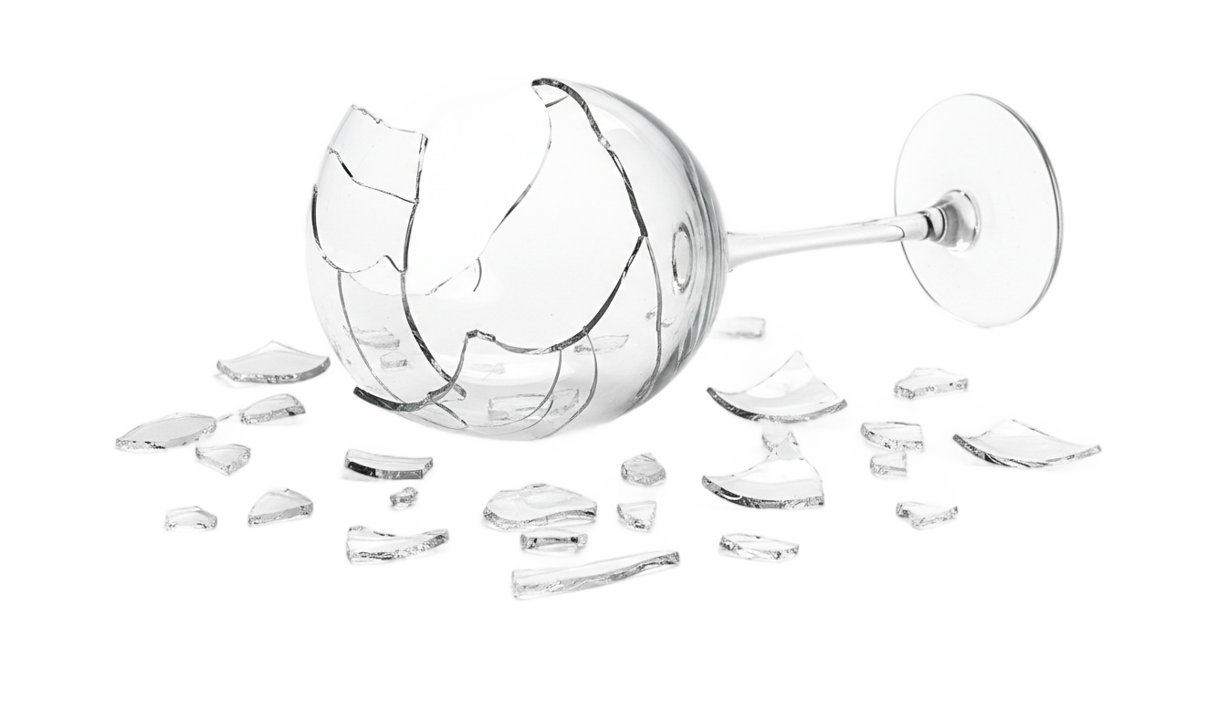 broken wine glass png PNG transparent background