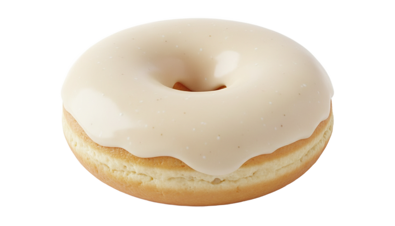 vanilla donut png PNG transparent background