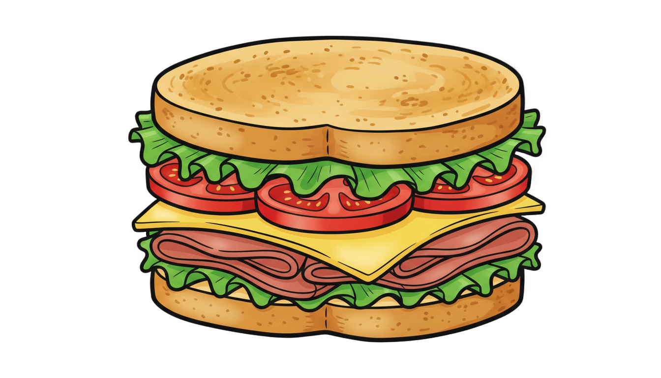 sandwich dibujo png PNG transparent background
