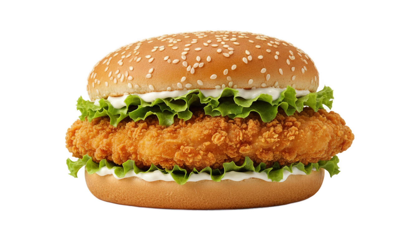 kfc burger png PNG transparent background