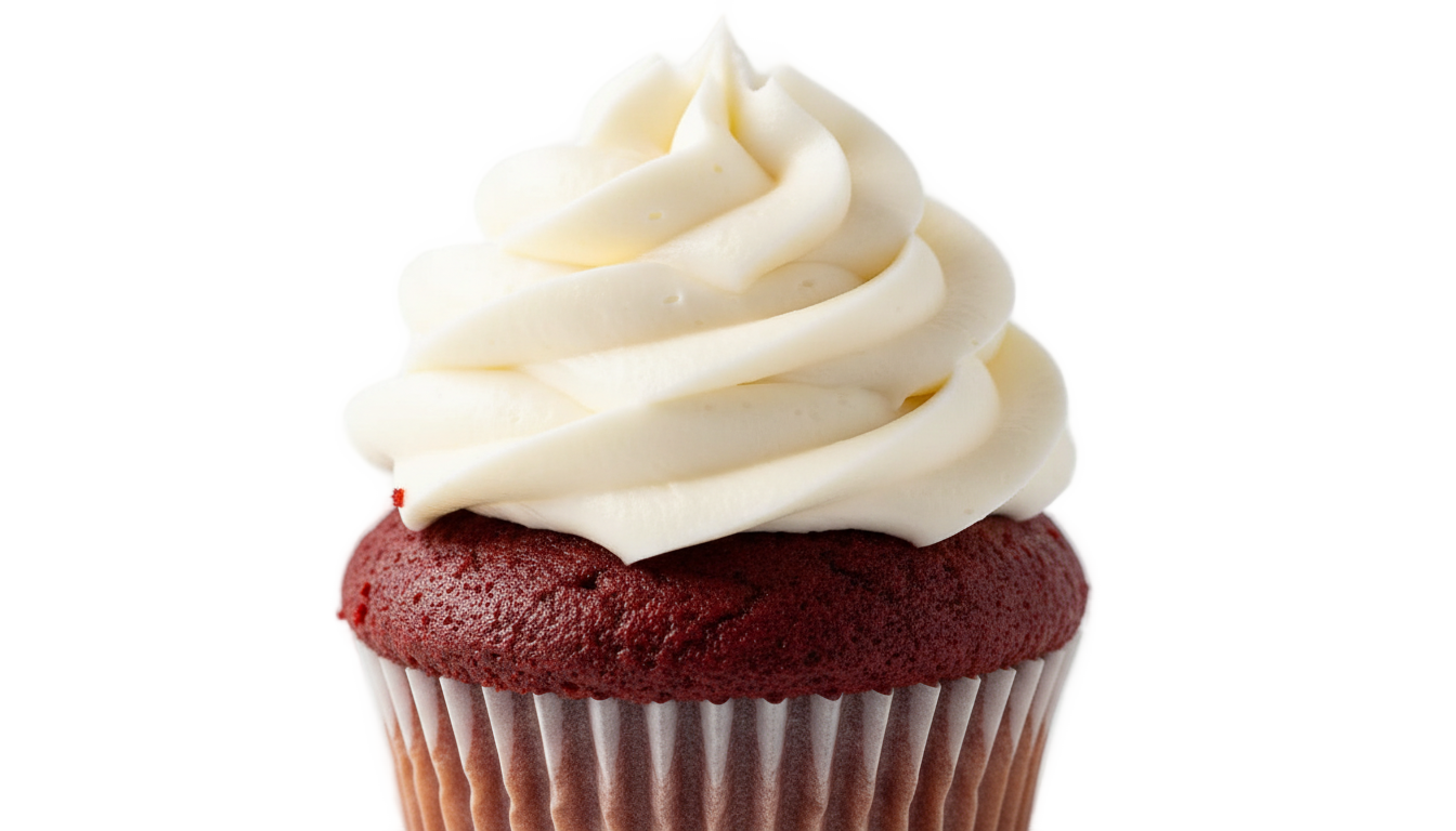 red cupcake png PNG transparent background
