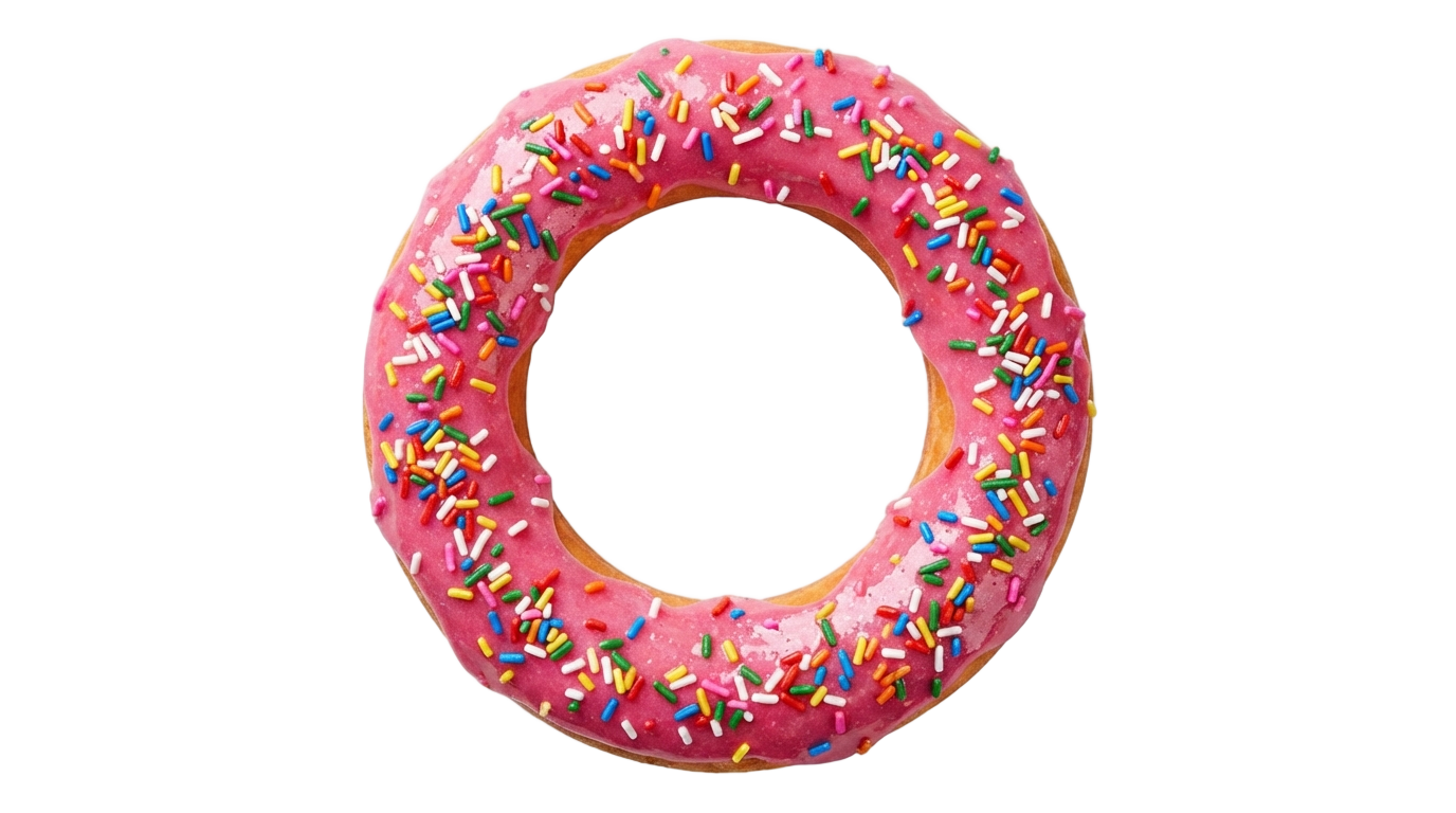 donut frame png PNG transparent background